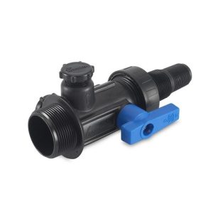 MULTICONECTOR C/VALVULA ESF. Y TUERCA UNION 310054 ROTOPLAS
