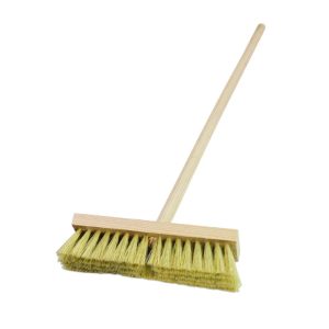 CEPILLO DE IXTLE ECONOMICO 14" C/MANGO  DE MADERA