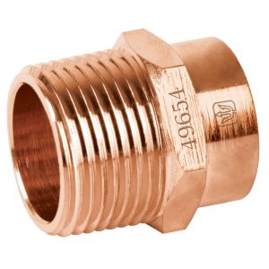 49653 ADAPTER MACHO DE COBRE 1/2""