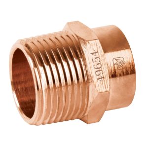 49654 ADAPTER MACHO DE COBRE 3/4"