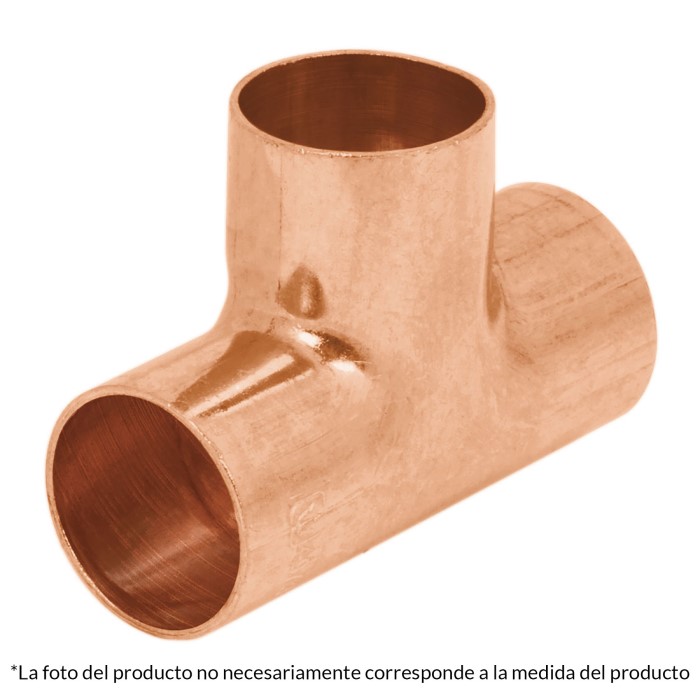 49735 TEE DE COBRE 1/2""