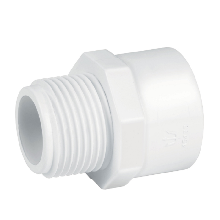 45545 ADAPTER MACHO PVC H.C.40 1 1/4