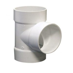 TEE PVC SAN. 4X4  SENC. P/CEM.