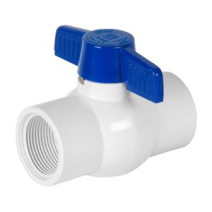 VALVULA ESF.PVC C/R C.40 IMP 1 1/4 100P/A1029 49153