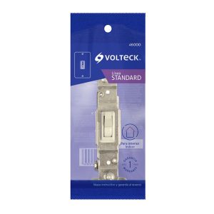 46000 *APAGADOR SENCILLO L/V MARFIL VOLTECH APSE-S
