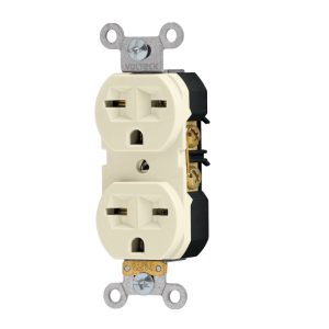 46104 CONTACTO ALTO VOLT.DOBLE CHINO MARFIL VOLTECH  CODO-CHS