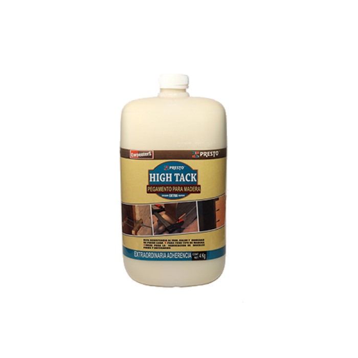 PEGAMENTO AMARILLO HIGH TACK 4 KGS 0734 PRESTO