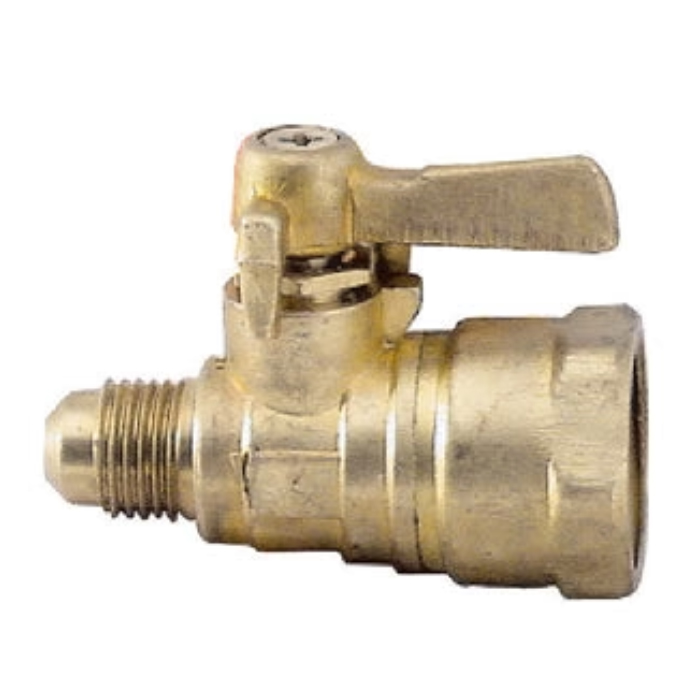 VALVULA P/GAS 3/8 X 1/2 4N RUGO