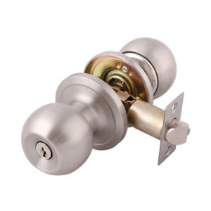 CERRADURA DEXTER 6617 TUB. LLAVE/BOTON ACER INOX. (6)