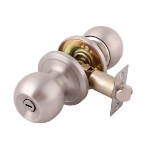 CERRADURA DEXTER 6618 TUB. RAN/BOTON ACER INOX. (6)