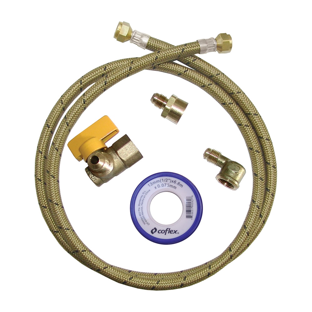KIT P/ESTUFA 3/8X1.5MTS JAS-B150 COFLEX