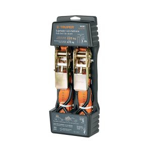 19281 SUJETADOR C/MATRACA 675KG 3 M X 1"" TRUPER