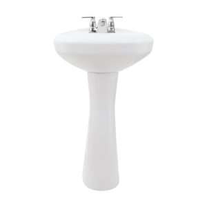 LAVABO VIENNA 4" BLANCO CORONA