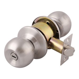 CERRADURA DEXTER 6806 CILINDRICA ACERO INOX. R-BOTON (6)