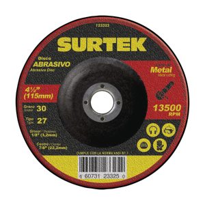 123325 - DISCO P/ CORTE D/ METAL 4 1/2" x 1/8" SURTEK