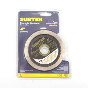 123472 - DISCO D/ DIAMANTE 4" X 1.5 mm RIN CONTINUO SURTEK