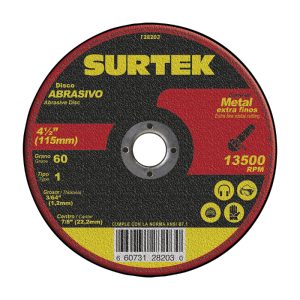 128203 - DISCO P/ CORTE D/ METAL EXTRAFINO 4 1/2" X 1.2 mm SURTEK