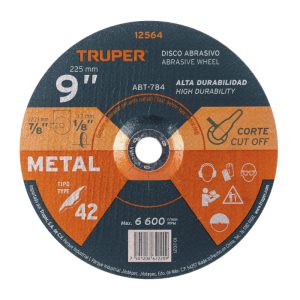 12564 DISCO CORTE METAL MOD. ABT-784 9" TRUPER