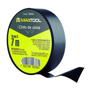 305001 - CINTA P/AISLAR NEGRA 7MM MAXTOOL