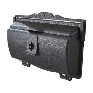 BUZON HANDY HOME 195x71x310MM PLASTICO NEGRO 1041