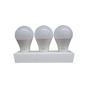 123001 - FOCO LED TIPO BULBO 3PACK-A19 9W 6.5K AKSI