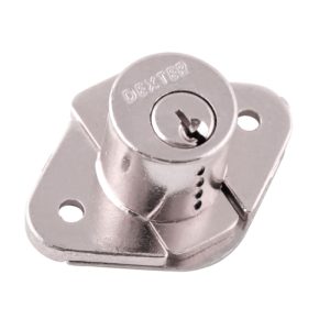 CERRADURA P/MUEBLES 6840 CILINDRO DE PERNOS CROMO
