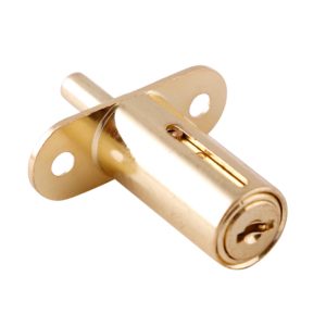 CERRADURA P/PUERTA CORREDIZA 6848 CERROJO TIPO BOTON LATON