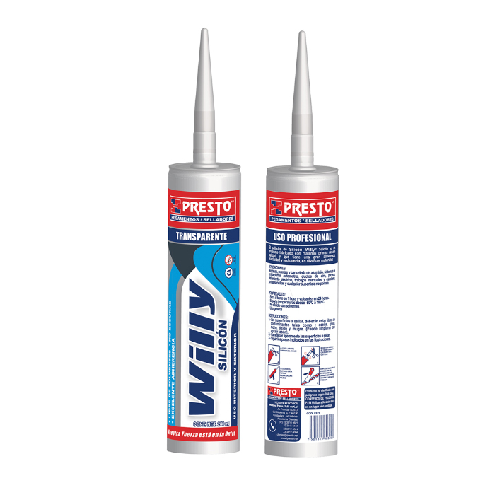 0325 WILLY SILICON TRANSPARENTE 280 ML