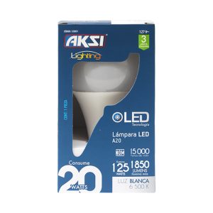 120031 - FOCO LED BULBO 20W 1800 LM 6500K AKSI