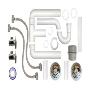 KIT PARA INSTALACION DE FREGADERO DOBLE PSV-F007 COFLEX
