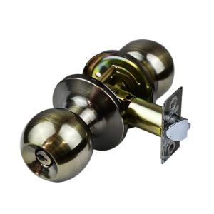 CERRADURA KOVAC CPT15LA PERILLA TUBULAR LATON ANT. LL-BOTON