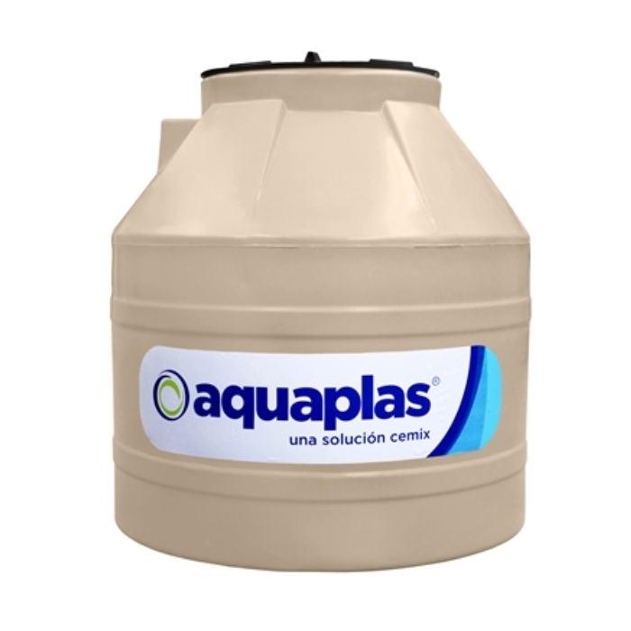 TINACO TRICAPA BEIGE 600 LTS C/ACCE Y FILTRO AQUAPLAS