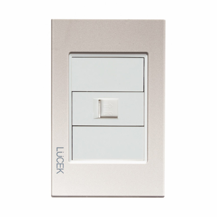BP17-CDM - PLACA CON TOMA DE TELÉFONO. ARENA CRISTAL LUCEK