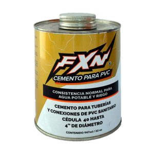 CEM1015 - CEMENTO P/ PVC DORADO 250 ML FXN