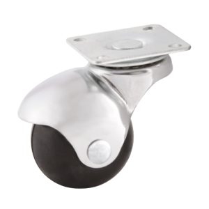 7030 RODAJA BOLA DE HULE 40 mm. CON PLACA