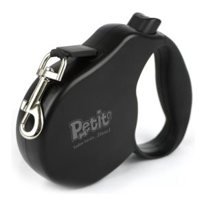 623208 CORREA RETRACTIL PRO CHICA NEGRO PETIT