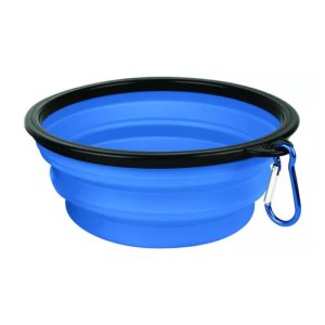 654206 PLATO PLEGABLE DE SILICON CHICO AZUL PETIT