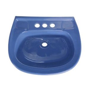 LAVABO JAZMIN AZUL COLONIAL CATO