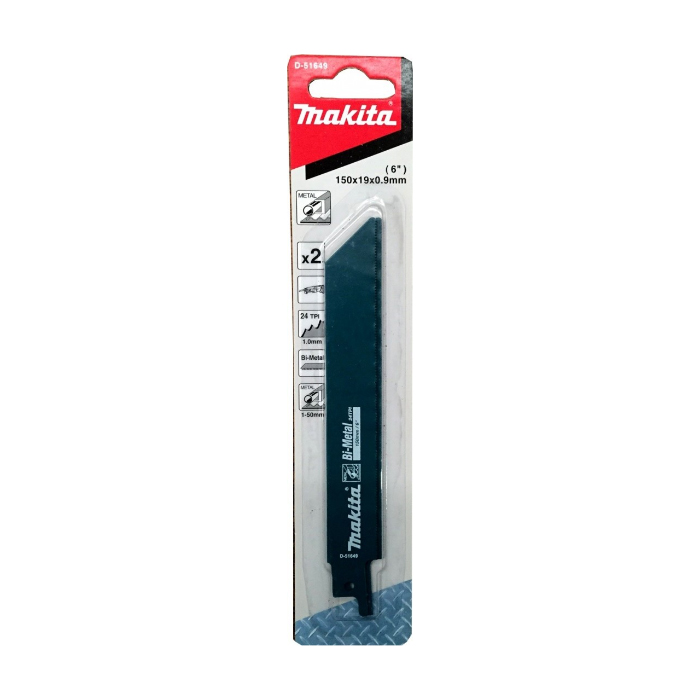 D51677 SEGUETA SABLE 9" 24 TPI P/METAL Y TUBERIA DELGADA BIM 2 PZAS