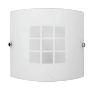 MX-AR7014 -  ARBOTANTE LAMINA DE ACERO CON VIDRIO MATE DECORADO   MAXXI