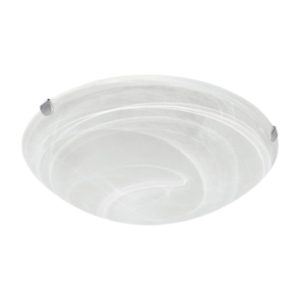 MX-PF4457/C - LUMINARIO DE TECHO LAMINA DE ACERO CON VIDRIO TIPO ALABASTRO  MAXXI