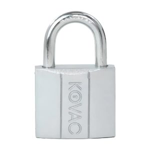 CH030 CANDADO DE HIERRO GRIS KOVAC GANCHO CORTO 30MM