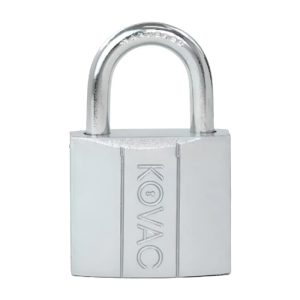 CH040 CANDADO DE HIERRO GRIS KOVAC GANCHO CORTO 40MM