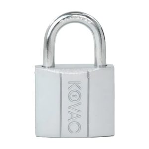 CH050 CANDADO DE HIERRO GRIS KOVAC GANCHO CORTO 50MM