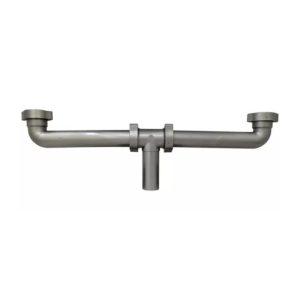 P-B9054P SALIDA CENTRAL P/FREGADERO DOBLE TARJA GRIS COFLEX