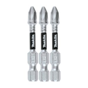 E-00773 PUNTA IMPACTO PHILLIPS 3PZ PH2X2"  MAKITA (T-04531)