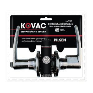 MPI04 CERRADURA MANIJA ENTRADA PILSEN NS (LLAVE/BOTON) KOVAC