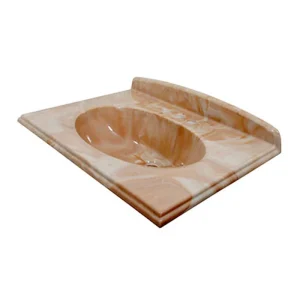 LAVABO FOX 60X45 BEIGE MARMOLEADO