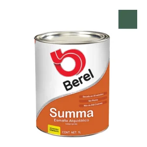 PINTURA SUMMA # 608 ESMALTE VERDE JARDIN LITRO