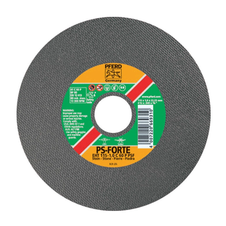 669310 DISCO DE CORTE 115 X 1.0 X 22.2 MM. EHTC060 PSF PIEDRA